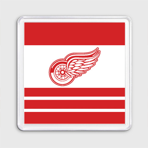 Магнит 55*55 Detroit Red Wings