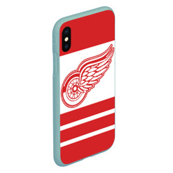 Чехол для iPhone XS Max матовый Detroit Red Wings - фото 2