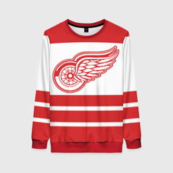 Женский свитшот 3D Detroit Red Wings