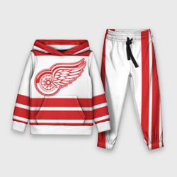 Детский костюм с толстовкой 3D Detroit Red Wings