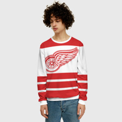 Мужской свитшот 3D Detroit Red Wings - фото 2