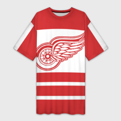 Платье-футболка 3D Detroit Red Wings