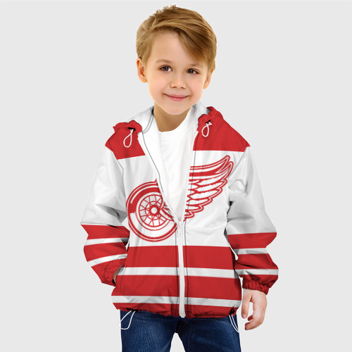 Детская куртка 3D Detroit Red Wings, цвет белый - фото 3