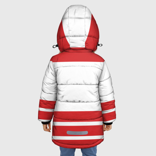 Зимняя куртка для девочек 3D Detroit Red Wings, цвет черный - фото 4