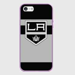 Чехол для iPhone 5/5S матовый Los Angeles Kings