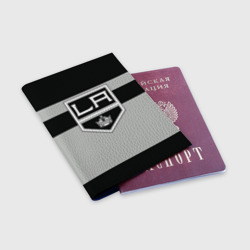 Обложка для паспорта матовая кожа Los Angeles Kings - фото 2