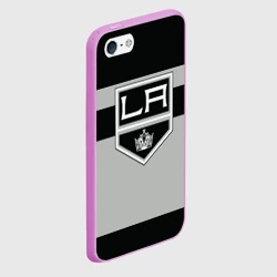 Чехол для iPhone 5/5S матовый Los Angeles Kings - фото 2