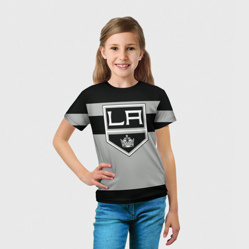 Детская футболка 3D Los Angeles Kings, цвет 3D печать - фото 5