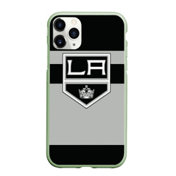 Чехол для iPhone 11 Pro матовый Los Angeles Kings