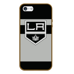 Чехол для iPhone 5/5S матовый Los Angeles Kings