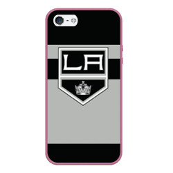 Чехол для iPhone 5/5S матовый Los Angeles Kings