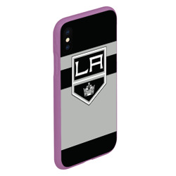 Чехол для iPhone XS Max матовый Los Angeles Kings - фото 2