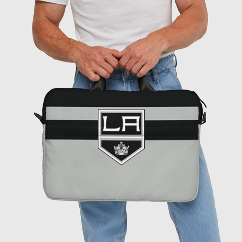 Сумка для ноутбука 3D Los Angeles Kings, цвет 3D печать - фото 5