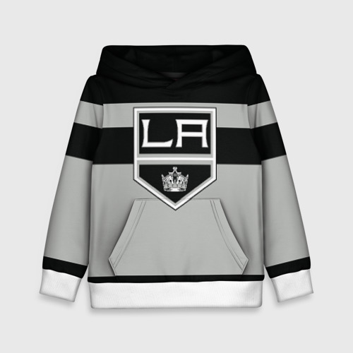 Детская толстовка 3D Los Angeles Kings, цвет белый