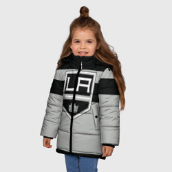 Зимняя куртка для девочек 3D Los Angeles Kings - фото 2