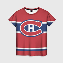 Женская футболка 3D Montreal Canadiens