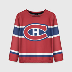 Детский лонгслив 3D Montreal Canadiens