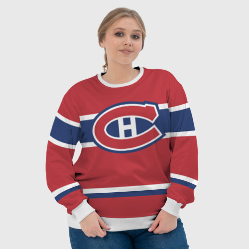 Женский свитшот 3D Montreal Canadiens, цвет 3D печать - фото 6