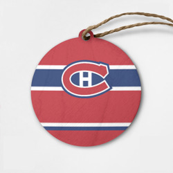 Деревянная игрушка круг Montreal Canadiens