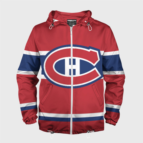 Мужская ветровка 3D Montreal Canadiens Фото 01 Мужская ветровка 3D Montreal Canadiens Фото 01