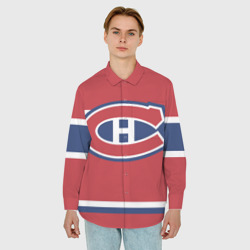 Мужская рубашка oversize 3D Montreal Canadiens - фото 2