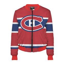 Женский бомбер 3D Montreal Canadiens