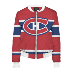 Женский бомбер 3D Montreal Canadiens