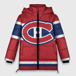 Женская зимняя куртка Oversize Montreal Canadiens