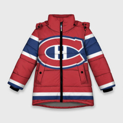 Зимняя куртка для девочек 3D Montreal Canadiens