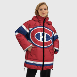 Женская зимняя куртка Oversize Montreal Canadiens - фото 2