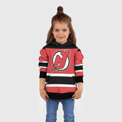 Детская толстовка 3D New Jersey Devils, цвет черный - фото 4