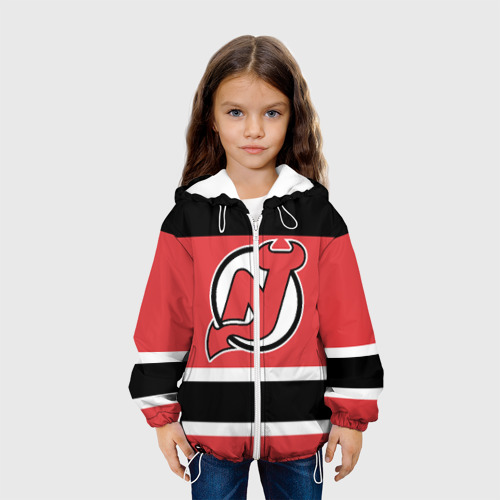 Детская куртка 3D с принтом New Jersey Devils, вид сбоку #3