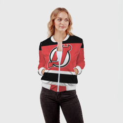 Женский бомбер 3D New Jersey Devils - фото 2