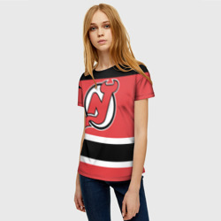 Женская футболка 3D New Jersey Devils - фото 2