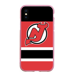 Чехол для iPhone XS Max матовый New Jersey Devils