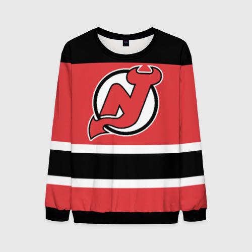 Мужской свитшот 3D New Jersey Devils, цвет черный