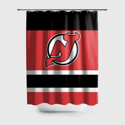 Штора 3D для ванной New Jersey Devils