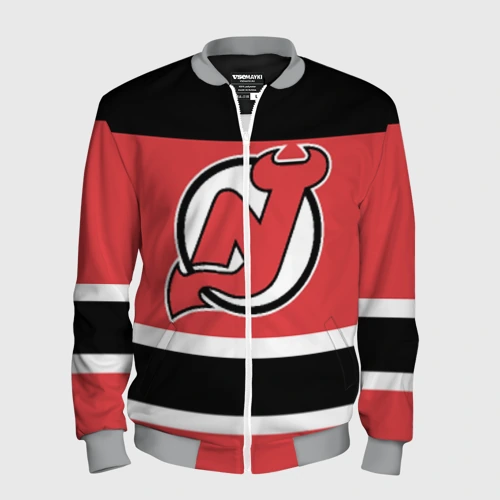 Мужской бомбер 3D New Jersey Devils