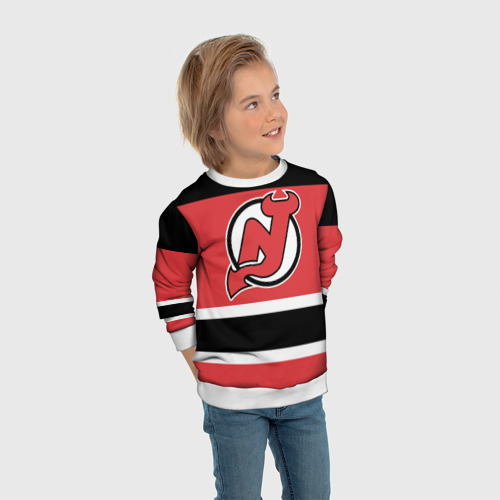 Детский свитшот 3D New Jersey Devils, цвет 3D печать - фото 5