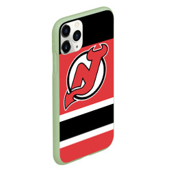 Чехол для iPhone 11 Pro матовый New Jersey Devils - фото 2