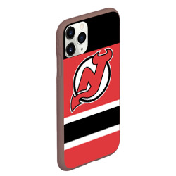 Чехол для iPhone 11 Pro Max матовый New Jersey Devils - фото 2