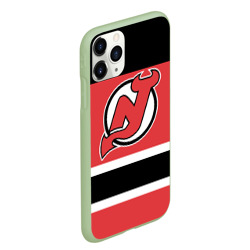 Чехол для iPhone 11 Pro Max матовый New Jersey Devils - фото 2