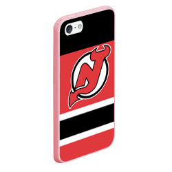 Чехол для iPhone 5/5S матовый New Jersey Devils - фото 2