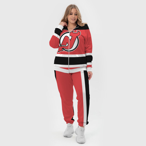 Женский костюм 3D New Jersey Devils, цвет белый - фото 5