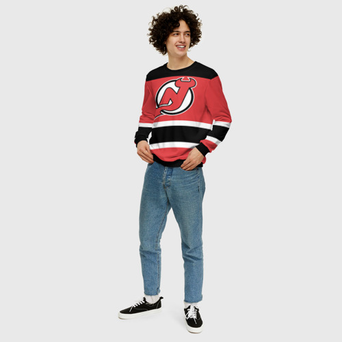 Мужской свитшот 3D New Jersey Devils, цвет черный - фото 5