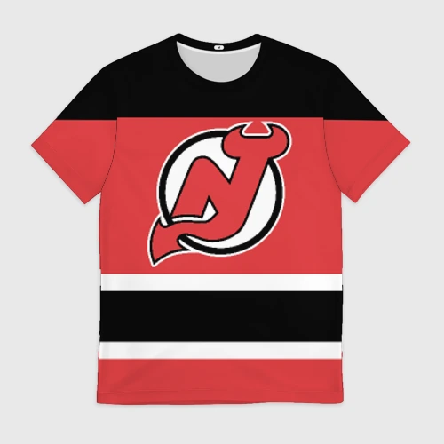 Мужская футболка 3D New Jersey Devils