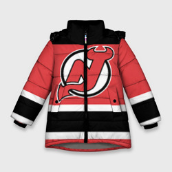 Зимняя куртка для девочек 3D New Jersey Devils