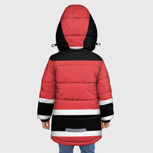 Зимняя куртка для девочек 3D New Jersey Devils, цвет черный - фото 4