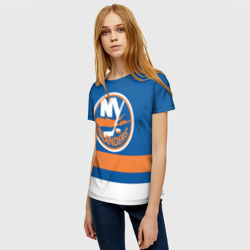 Женская футболка 3D New York Islanders - фото 2