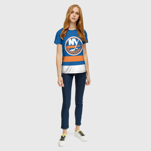 Женская футболка 3D New York Islanders, цвет 3D печать - фото 5